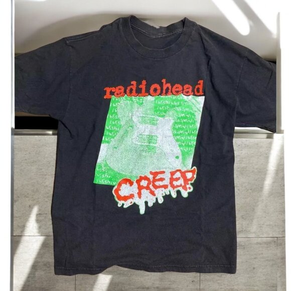 Radiohead Creep Cotton Black Unisex T-shirt Unsiex Men Women - Picture 1 of 3